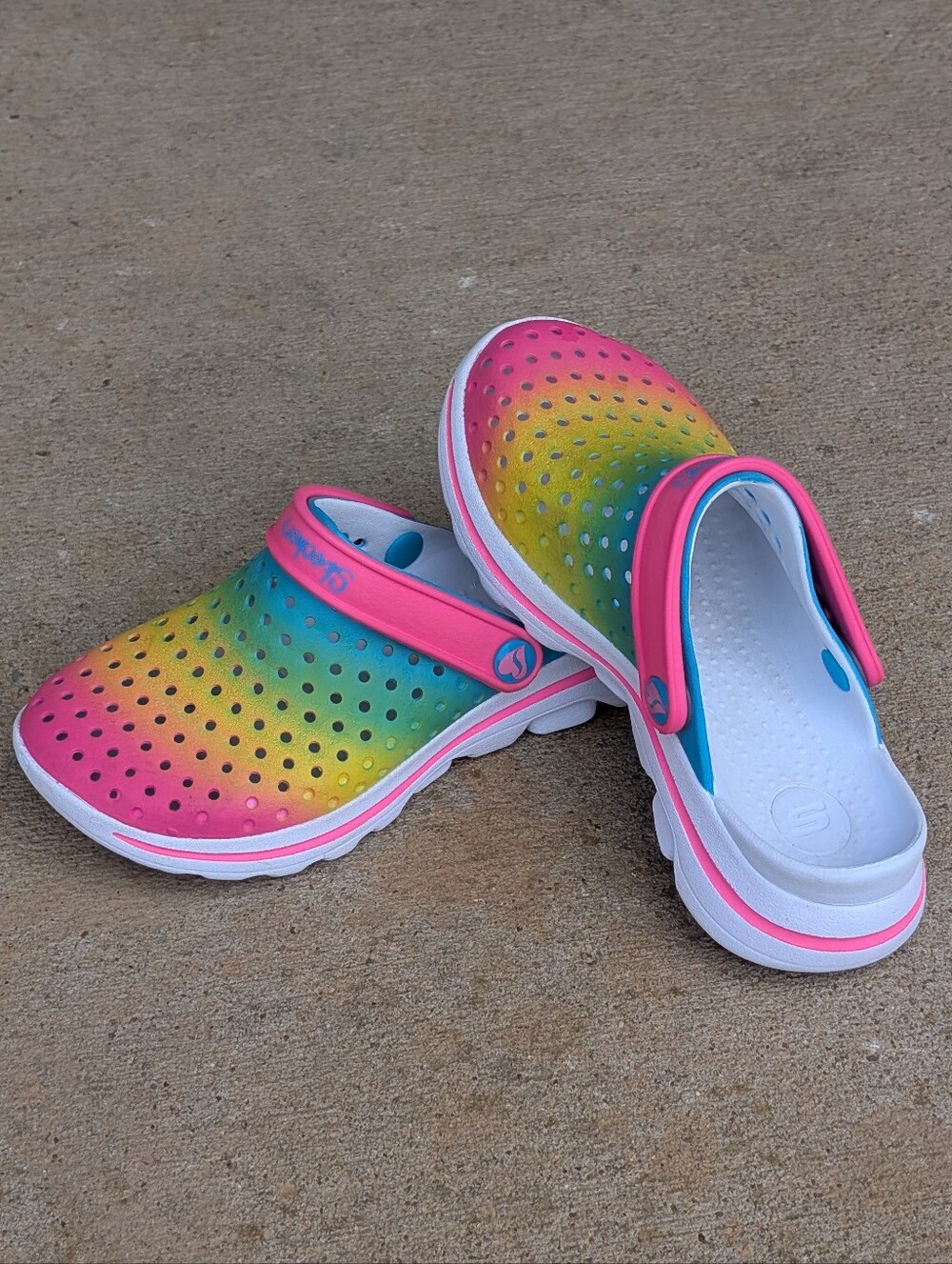 Skechers Girl's Foamies Go Walk 5 Play Clog Size 1